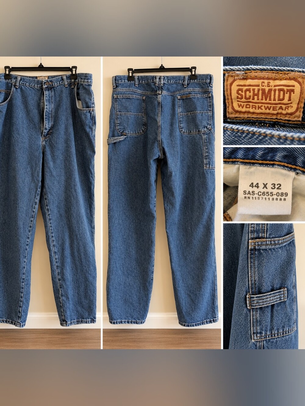 C.E. Schmidt Workwear Carpenter Jeans – Men’s 44x32